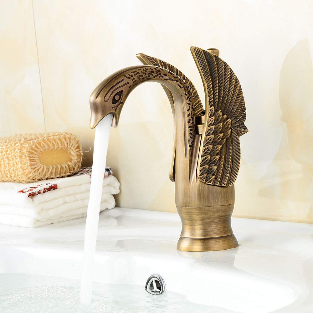 Robinet de lavabo en cuivre durable : remplacez votre vieux mitigeur par la cascade rétro