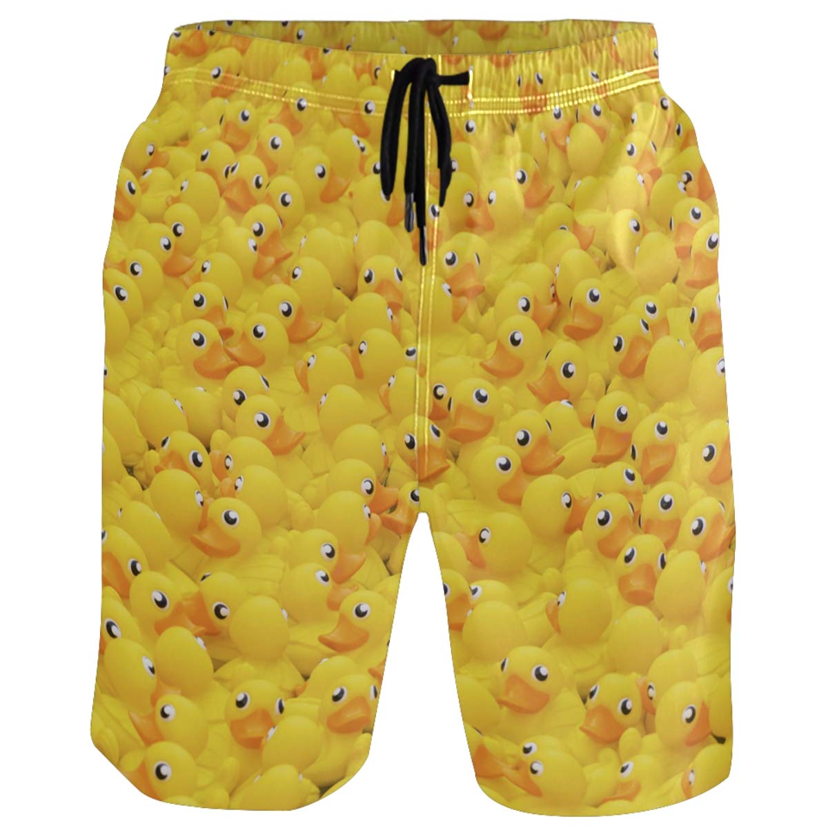 visesunny New Summer Men's Swim Trunks Quick Dry Bathing Suits Holiday Beach Short Casual Board Shorts, Duck, Medium