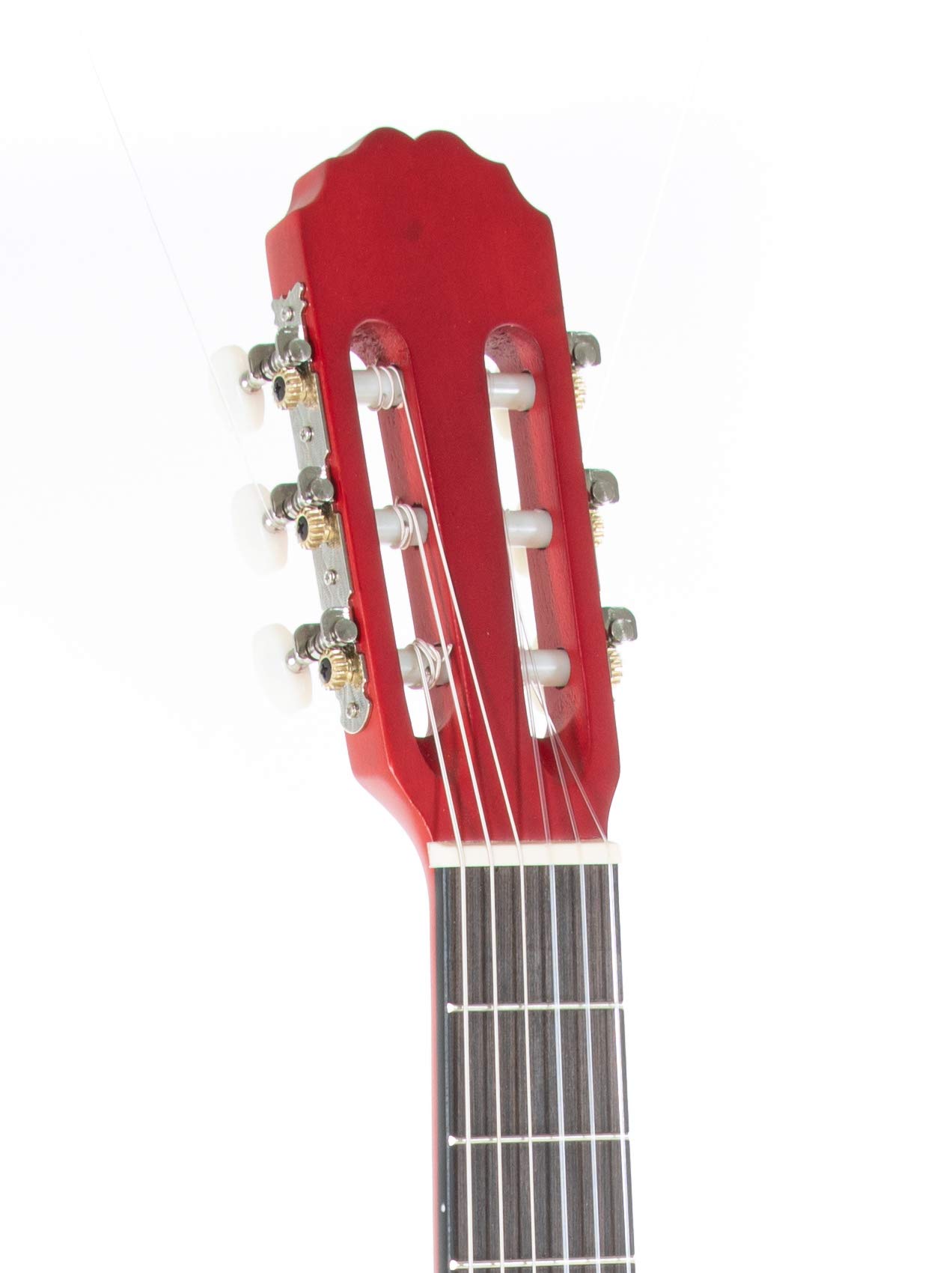 Miguel J F500043 Chitarra Classica, Rosso Trasparente