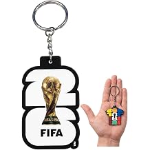 FIFA World Cup 2026 Keychain for Soccer Fan, Football Key Ring Gift, Sports-Themed Portable Keyring