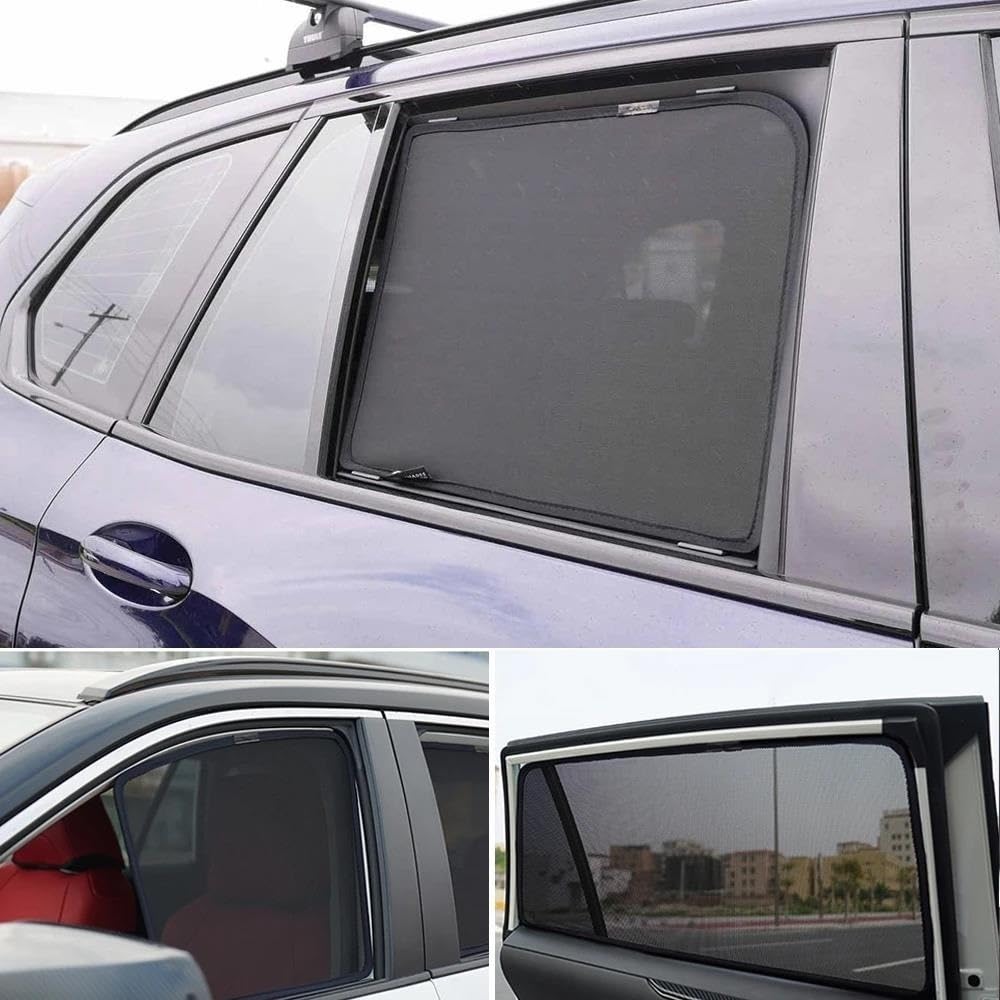 Visiera Parasole Lato Tendina Parasole Magnetica Per Auto Per VW Per Multivan T5 2003-2014 2015, Parabrezza Anteriore, Finestrino Posteriore Laterale(2PCS Rear Window)