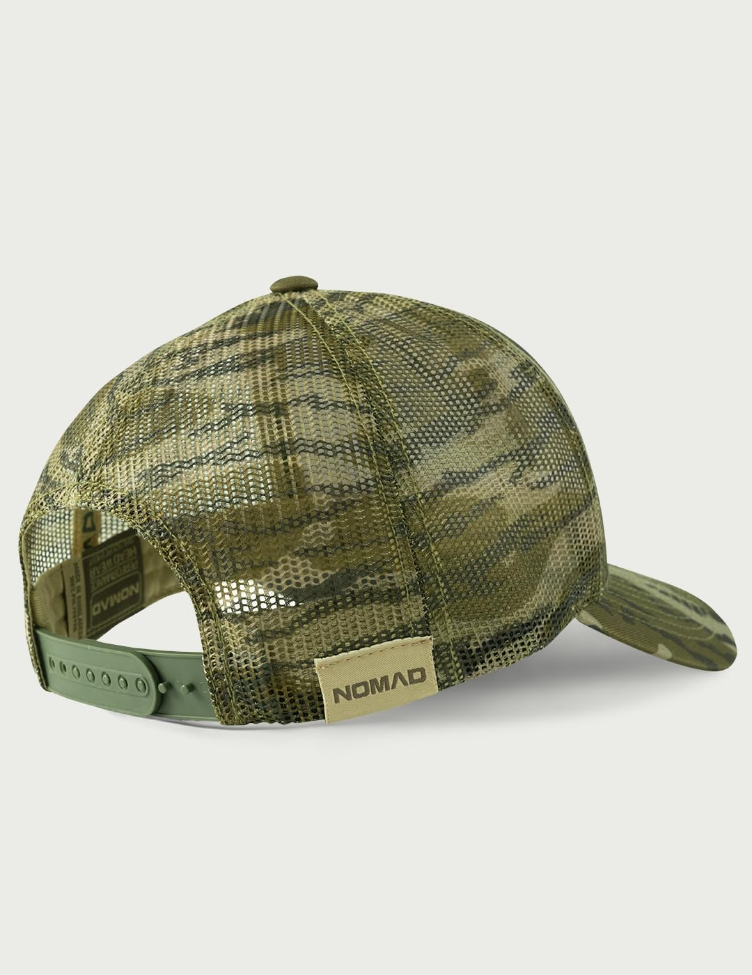 Nomad Mens Trucker Hat, Camo & Solid Adjustable Hunting Ball Cap - Image 2