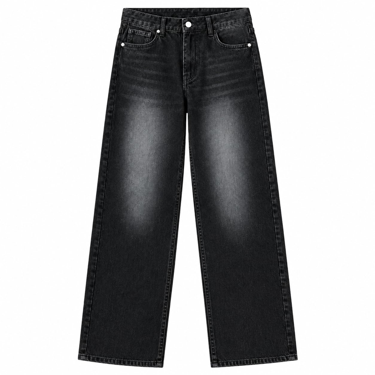 Generic Men's Black Baggy Jeans - Image 1