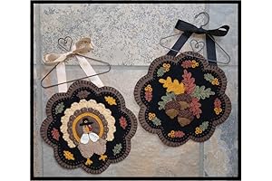 Over The River Felt Simply Fall Wool Applique Patterns Mini Mats