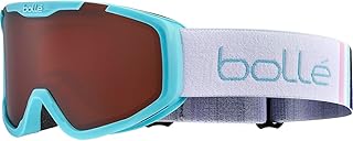 Bollé - Rocket Blue & White Matte - Rosy Bronze Cat 3, Gafas De Esquí, Small, Junior Unisex