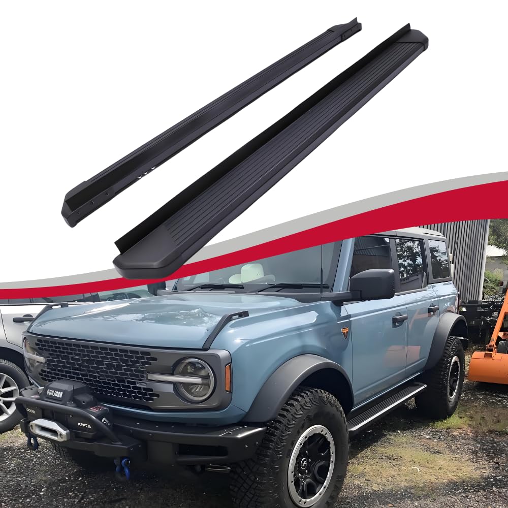 Titopena 5" Side Steps fit for Ford Bronco 4 Door 2021 2022 2023 2024 2025 Running Board Nerf Bar Accessories