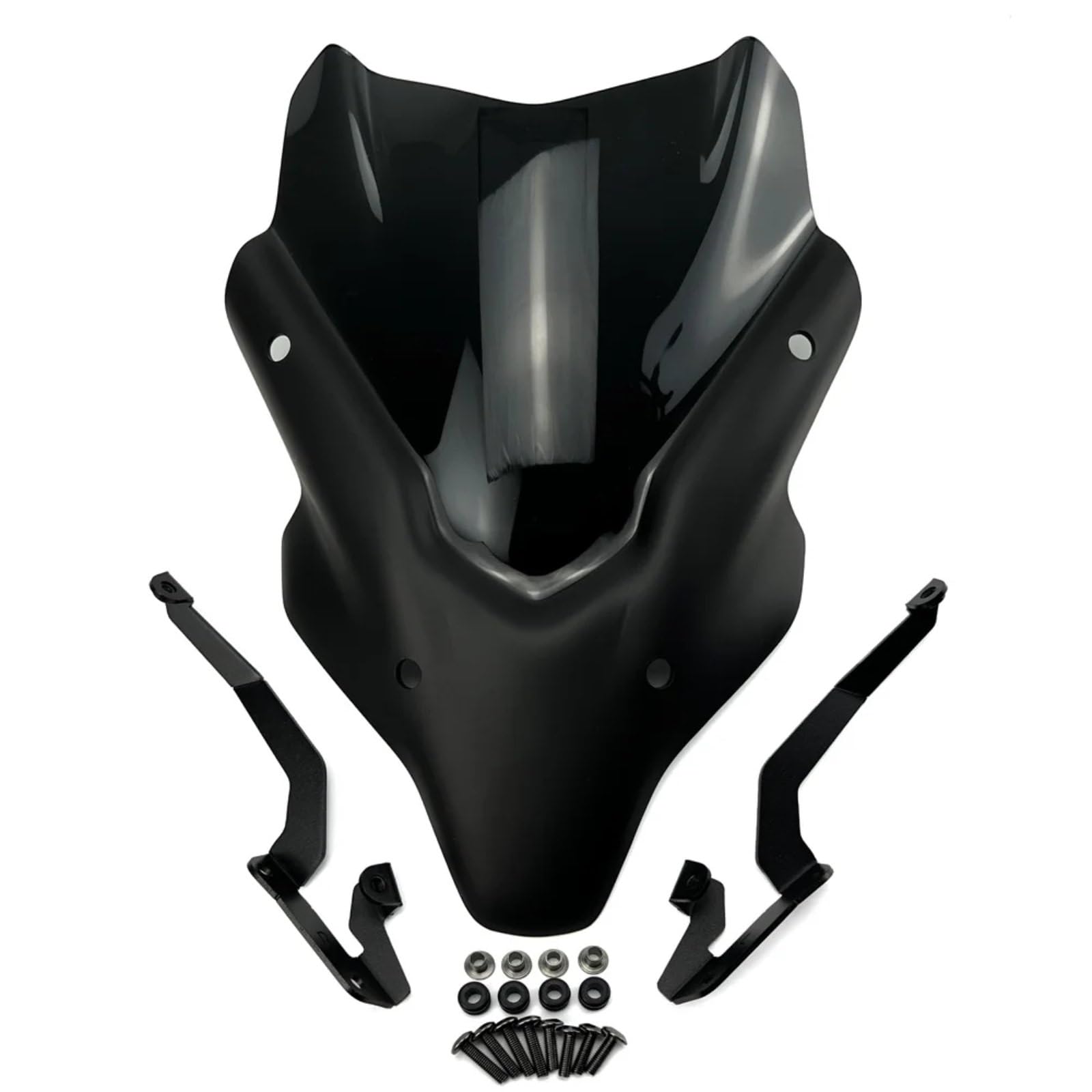 Cúpula Touring Compatible con Yamaha para MT-07 2021-2024 para MT-07 Pure 2023-2024 Motocicleta para Touring para Deporte Parabrisas Visera Deflector(Black)