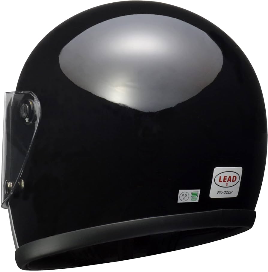 LEAD HELMETS RX-200Rブラックフルフェイスヘルメット RX-200R LEAD(リード工業) ブラック色 フリーサイズ - 【通販