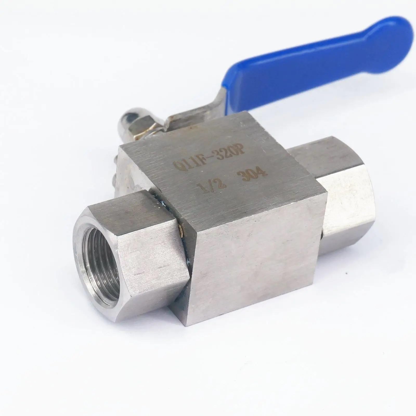 Robinet à Boisseau sphérique d'arrêt Femelle 1/2" en Acier Inoxydable 304 4500