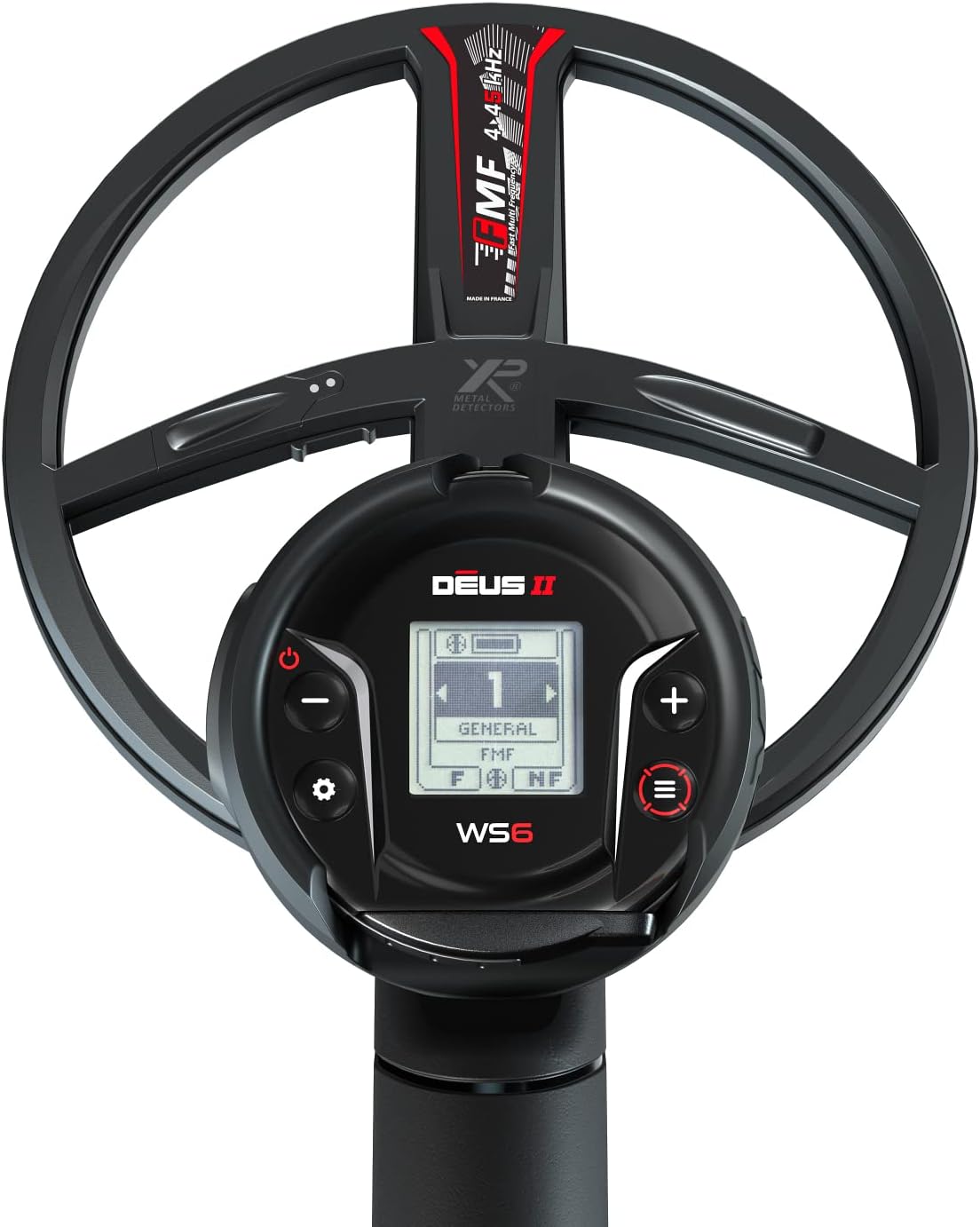 Deus II RC Detector - 28 FMF Coil (11"), RC, English Manual, US Charger