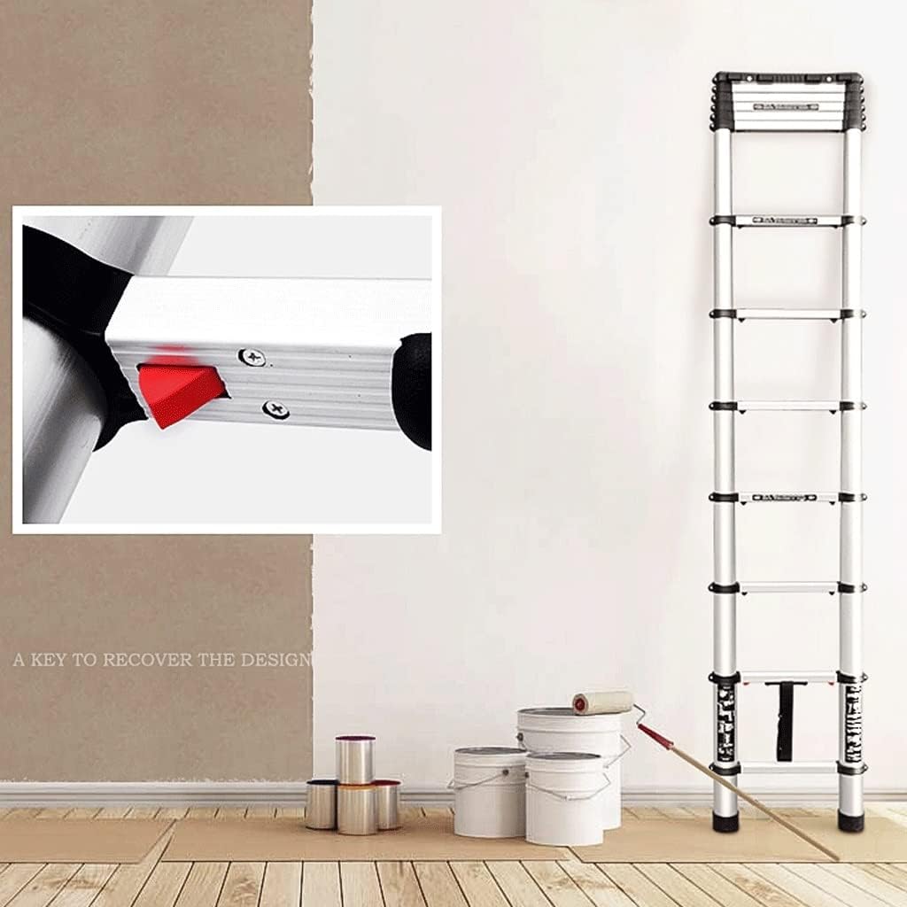 Step Ladder Aluminum Telescoping Ladder Telescopic ladders Lifting Aluminum Alloy Portable Ladder Folding Straight ladderFree Expansion Folding Step Stool