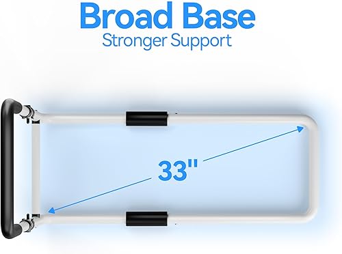 Miniatura 3 de Riel de cama ajustable para adultos mayores soporte de cabecera para personas mayores, se adapta a KingQueenFullTwin, dispositivo médico resistente