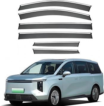Window Visors Rain Guards for LDV MAXUS Mifa 7 MK1 2023-2025, Side Window Deflectors,Vent Visors Guard Deflector Shade Vent Shield,6PC