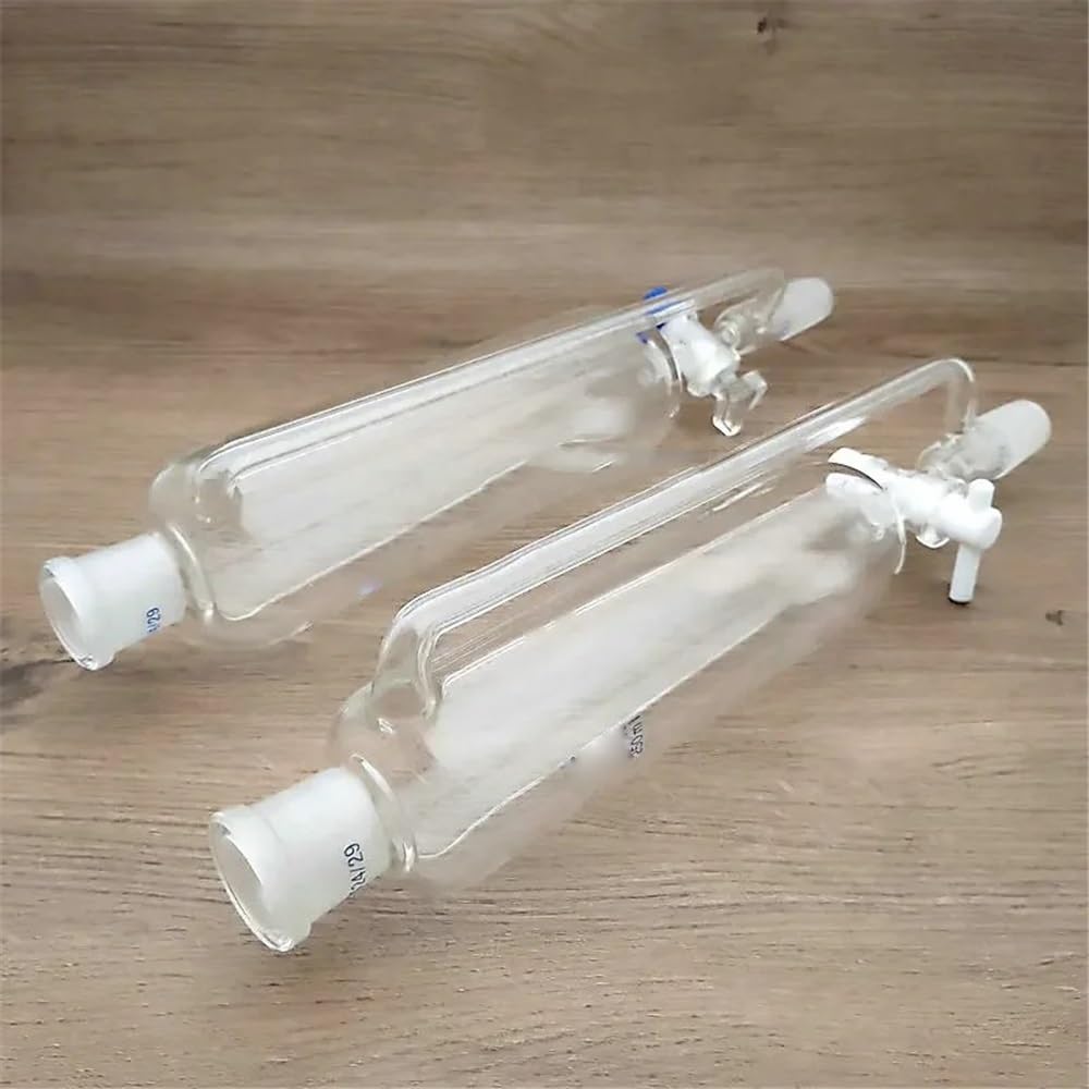 1 pezzo da 25 ml a 1000 ml di vetro cilindrico a pressione costante con pistone in VETRO da laboratorio(500ml 24x24 Type-A)