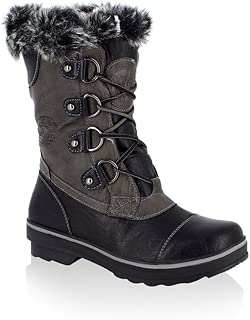 Kimberfeel Kimberfeel Aponi-Botas de nieve para mujer, color negro