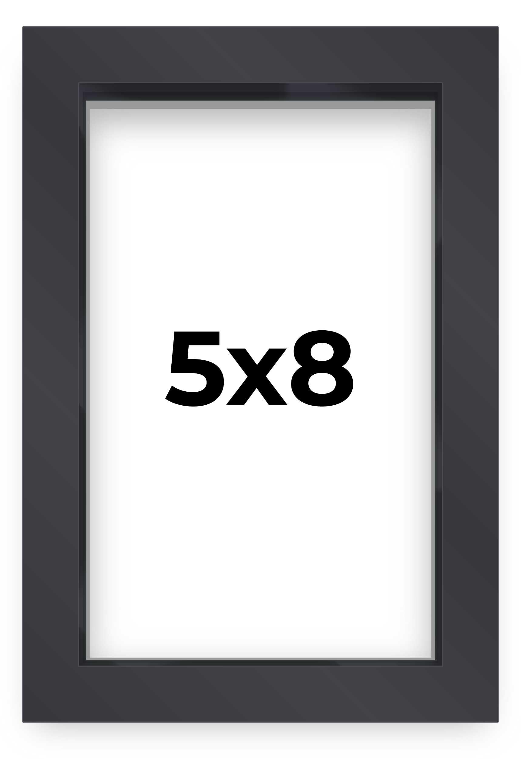 Amazon.com - Poster Palooza 5x8 Inch Frame Black Solid Wood