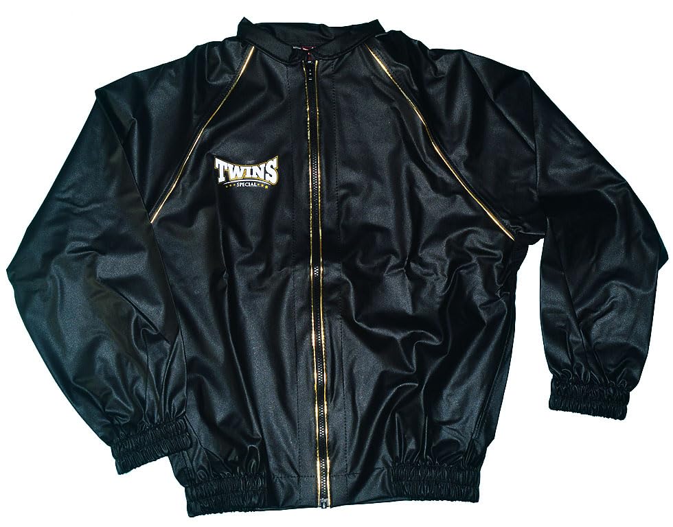 【5枚セット】サウナスーツ ビダンザゴーストVネック 黒　Mサイズ Amazon | TWINS キックボクシング/ボクシング 試合減量用サウナ