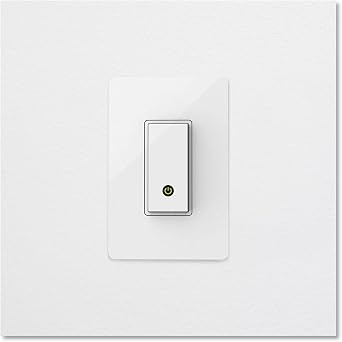 Belkin WeMo Light Switch, Wi-Fi Enabled, Compatible with Amazon Echo