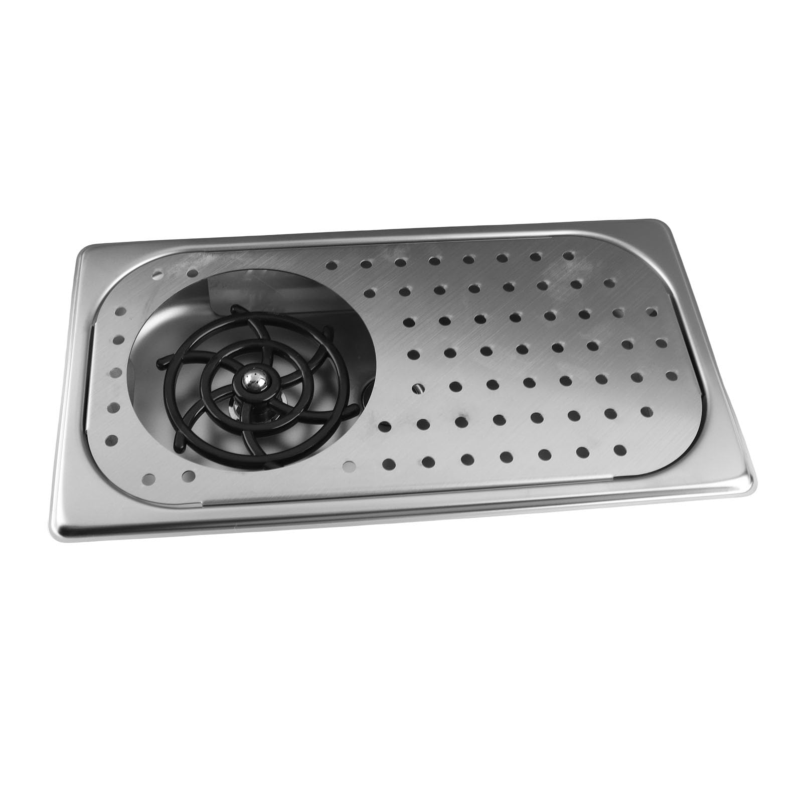 Tnfeeon Enjuagador de Vidrio Lavador de Tazas de Acero Inoxidable con Rociador de Alta Presión de 360 ​​​​grados Operación Automática para Mostradores de Cafeterías y Fregaderos de Cocina Ocupados