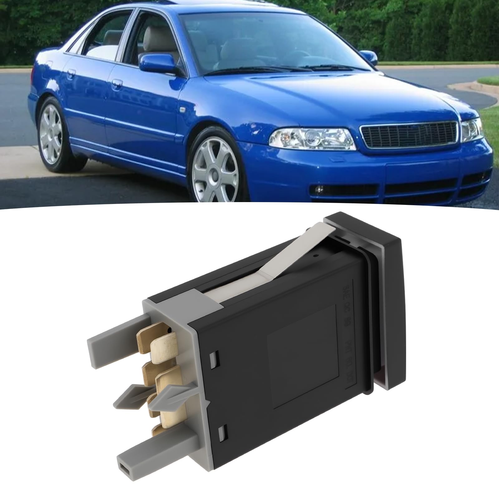 The Lord of the Tools Interruttore spia di pericolo auto 8D0941509D compatibile con Audi A4 AVANT B5 8D2 8D5 1994-2000