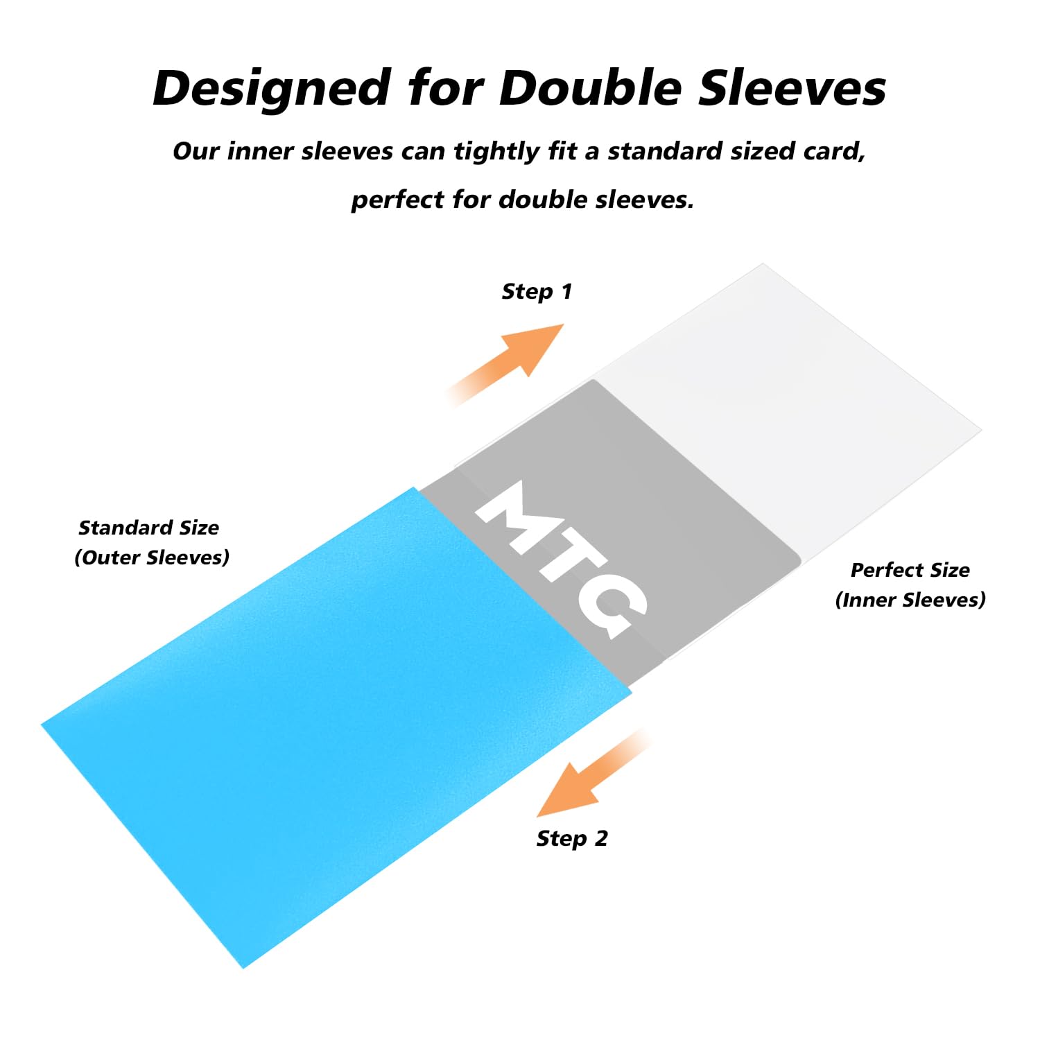 tight fit pokemon card sleeves 400 Pcs Ultra Clear Perfect for Magic The Gathering, MTG Inner Sleeves, Soft Penny Sleeve Snug Fit Baseball Sports Card Sleeves 64x89mm Toys & Games Compatible with PSA sized Sleeves and Bags for Lanyard Type:Card sleeve + long hanging lanyard Field Notes Cover
