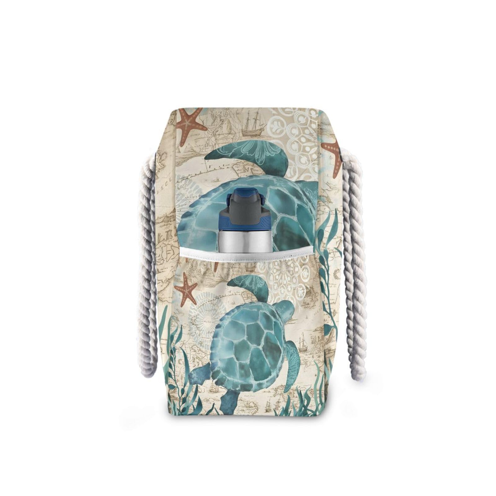 senya Große Strand-Schultertasche, Segeltuch, wasserabweisend, für Fitnessstudio, Reisen und den täglichen Gebrauch