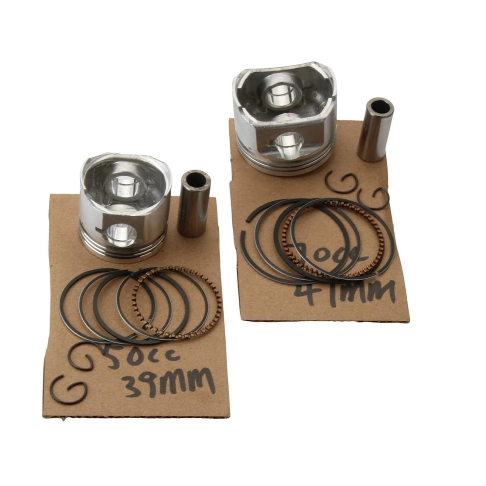 Kit Pistone 39mm / 47mm Per Piaggio Fly / Liberty / Zip 50cc 4T 2V – Lega Resistente Al Calore