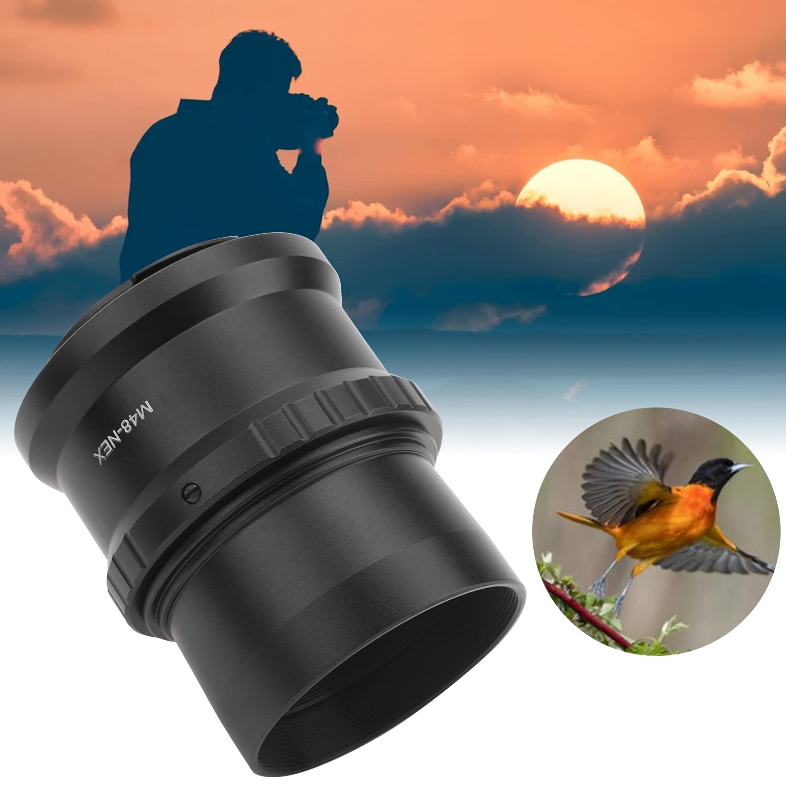 Otros Accesorios para Telescopios Telescopio 2in M48x0.75mm TType Adapter y M48NEX Lens Adapter for Sony E Mount Camera