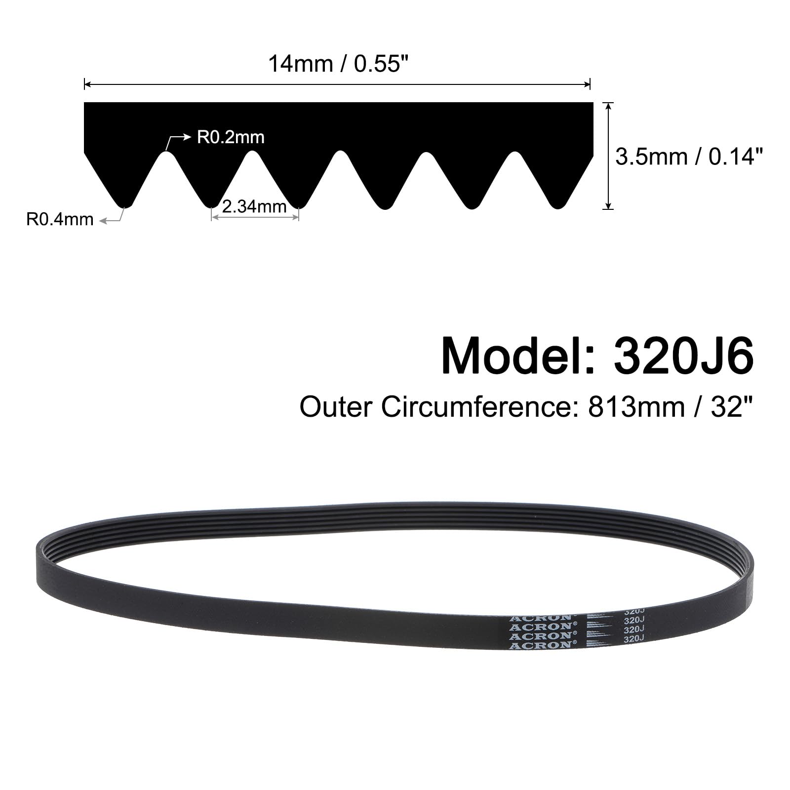 CINGHIA TRAPEZOIDALE SPZX 875 - 9,7x8x875Lp PROROPE - Foto 3