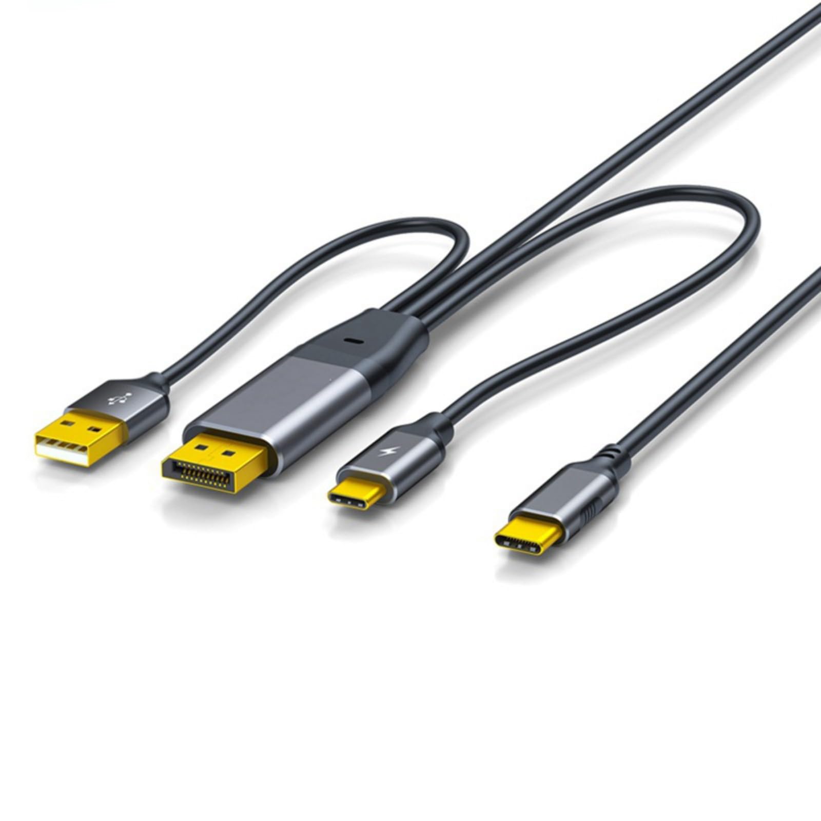 ポータブルモニター 本体 + スマートデジタルケーブル Amazon.co.jp: DP - USB C 4K@60Hz ビデオ ケーブル タッチ対応 L