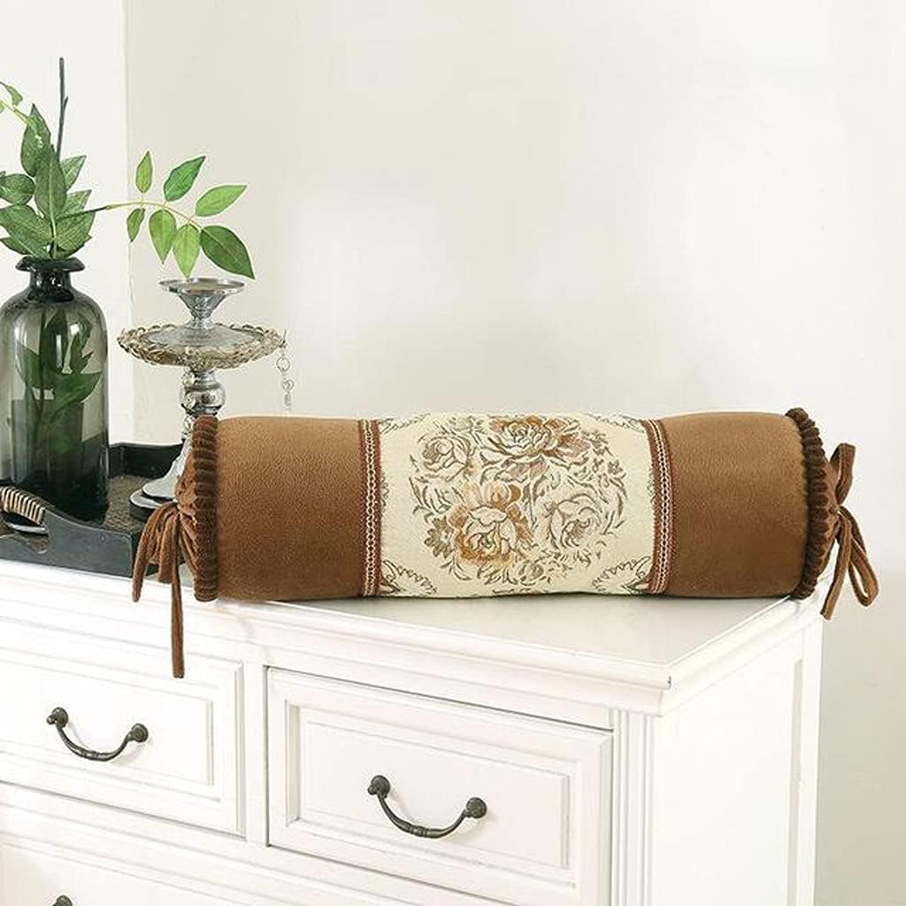 Column Footrest Crystal Velvet Fabric Massage Foot Pillow Washable Waist High Elastic Yoga