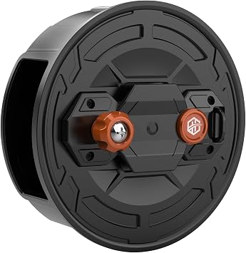 Tie Wire Reel Lightweight Aluminum, Quick Lock Mechanism, Ambidextrous Rewind Knob, 12-18 Gauge Wire,Tie Wire Retractable Reel Portable and Durable Tie Wire Roll Wire Dispenser