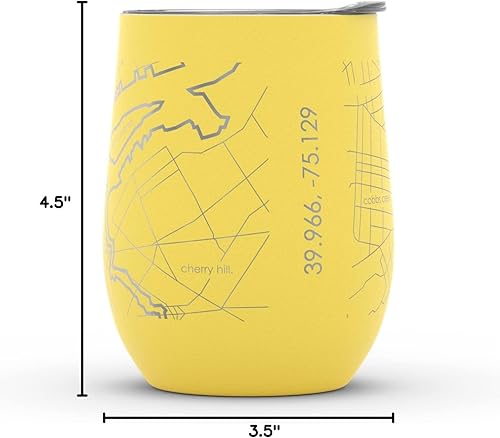Vista 72 de Well Told Lexington Kentucky Map - Vaso de vino aislado con grabado de mapa de Kentucky, taza de acero inoxidable grabada (12 onzas, verde domingo)