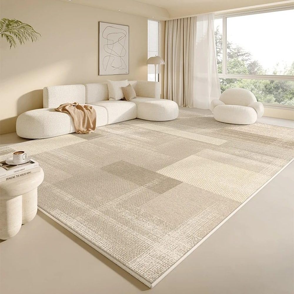 Tapis doux en peluche SY1581 grand confort pour table basse
