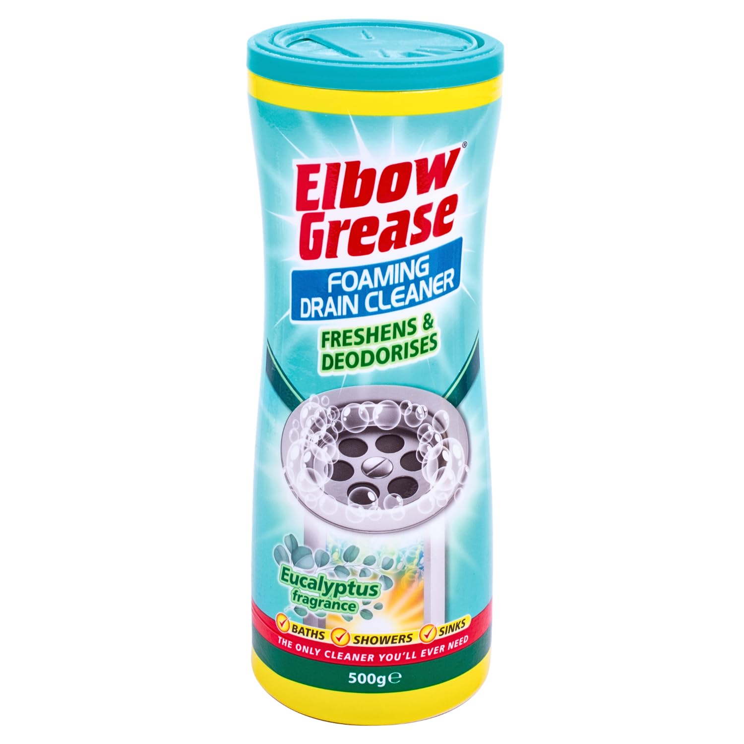 Elbow Grease Eucalytpus Scented Foaming Drain Cleaner (500g)