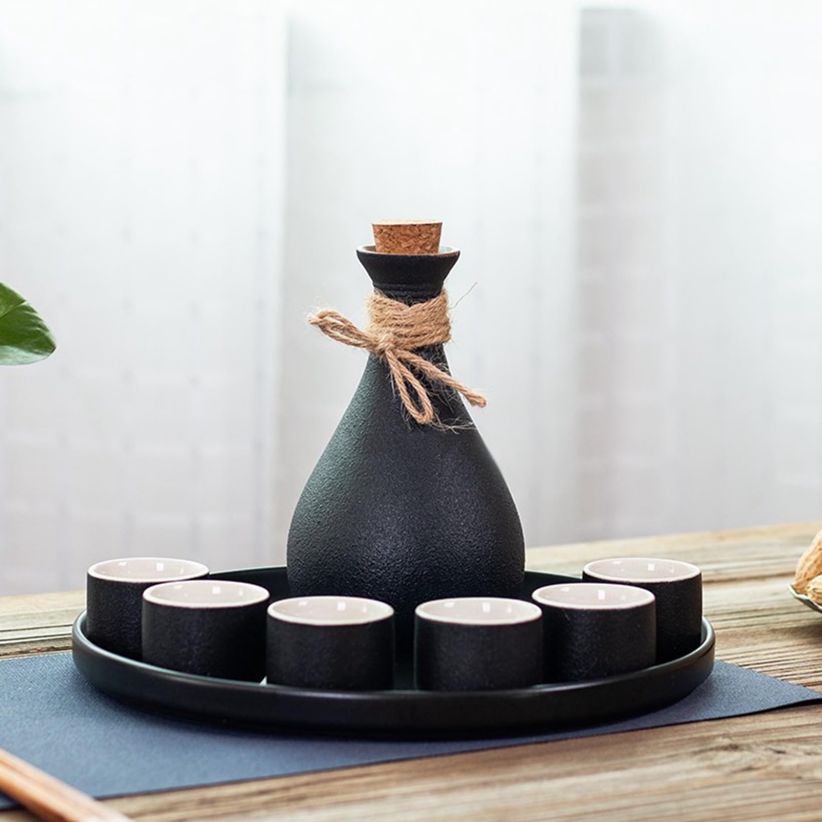 Amazon.co.jp: ぐい呑み おちょこ 陶器 酒器セット とっくり 徳利+お 