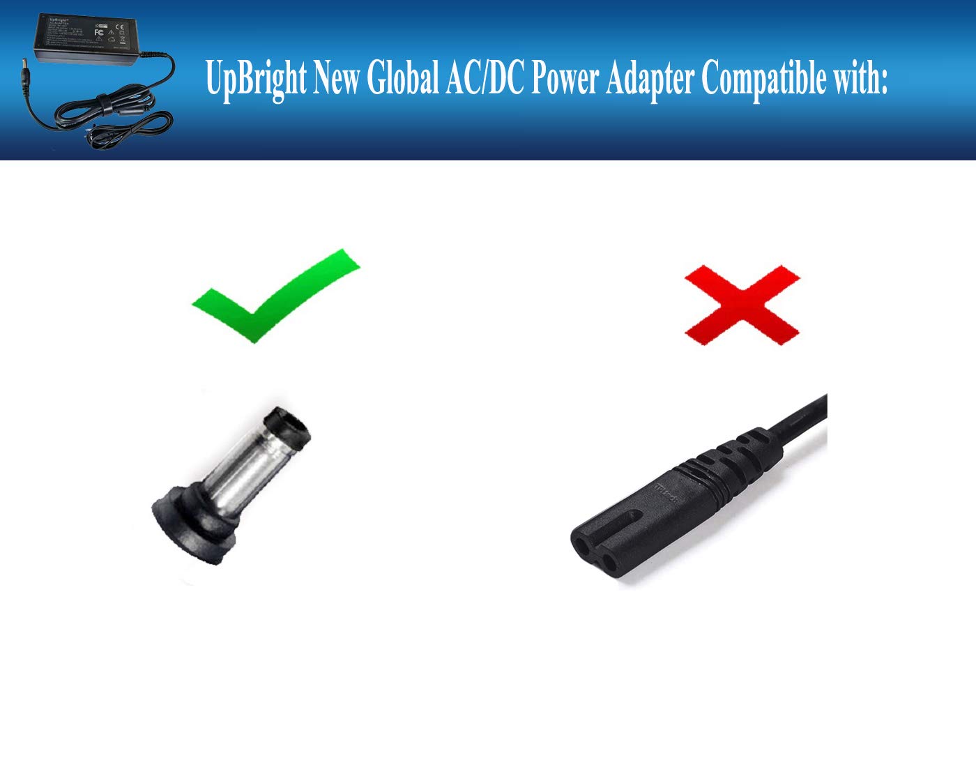 UpBright 15V AC/DC Adapter Compatible with Polk Audio FR1 Soundbar DN006087 DSB1 Sound Bar Surroundbar ZM 1520 ZM1520-A ZM1520A AM1520 A AM152017544 Speaker Simsukian SK03G-1500250U 15VDC Power Supply