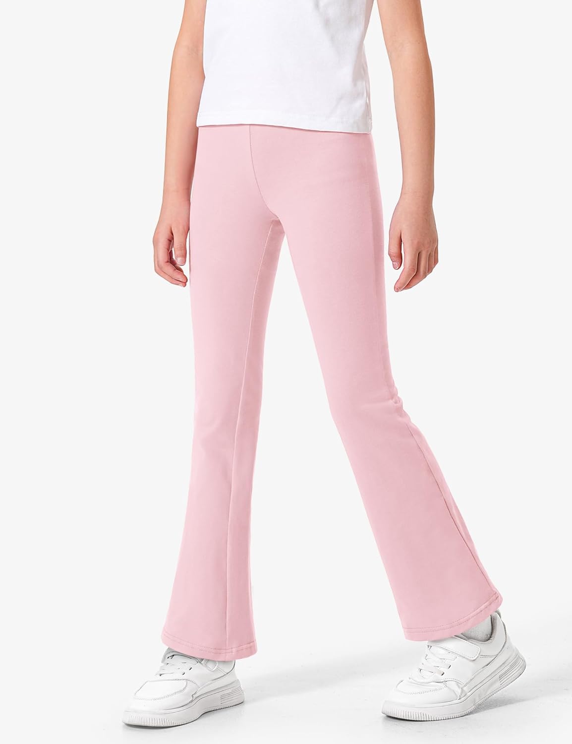 BOOPH 5 Pack Girls Flare Leggings High Waist Bell Bottom Pants Kids Cotton Casual Clothes for Teen Girl - Image 2