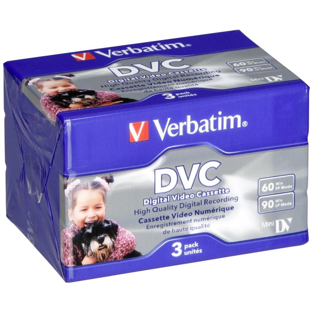 Verbatim 47651 Digitale Videokassette 60 Min - MiniDV - 3er Pack
