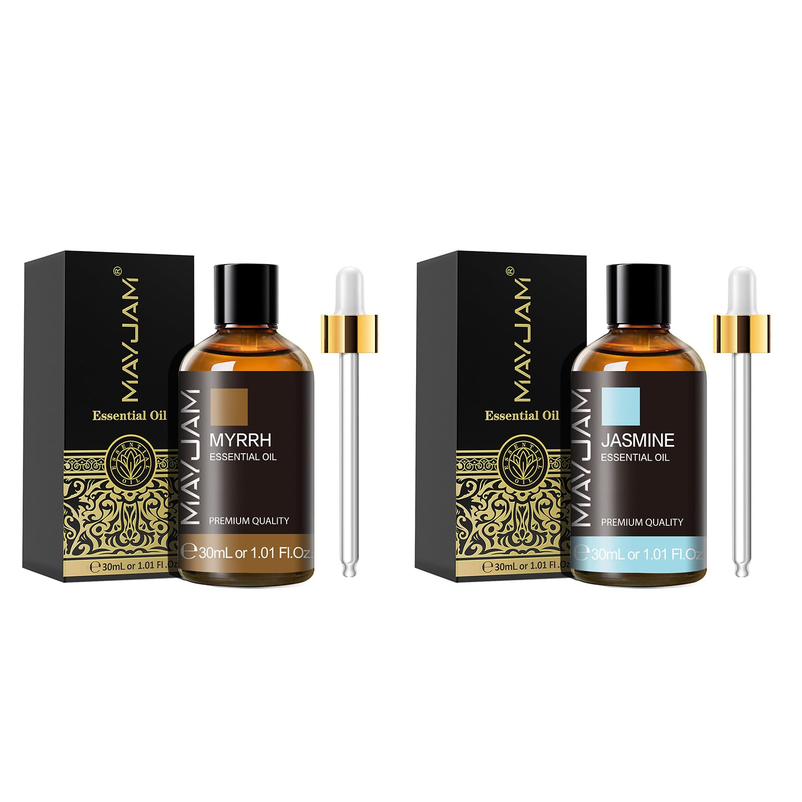 30ML/1.01FL.OZ Myrrh Essential Oil and Jasmine Essential Oil