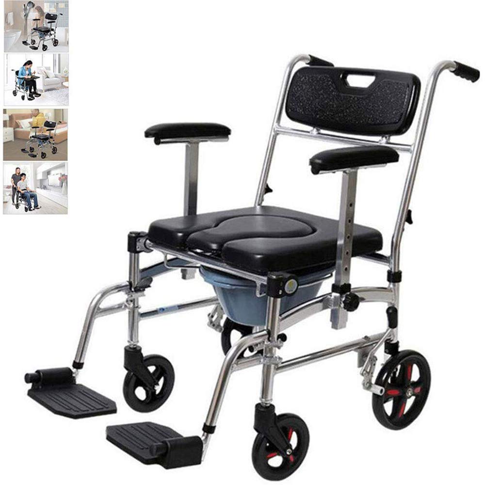 Buy MY1MEY Commode Chairs Toilet , Simple Wheelchairm, Movable Toilet