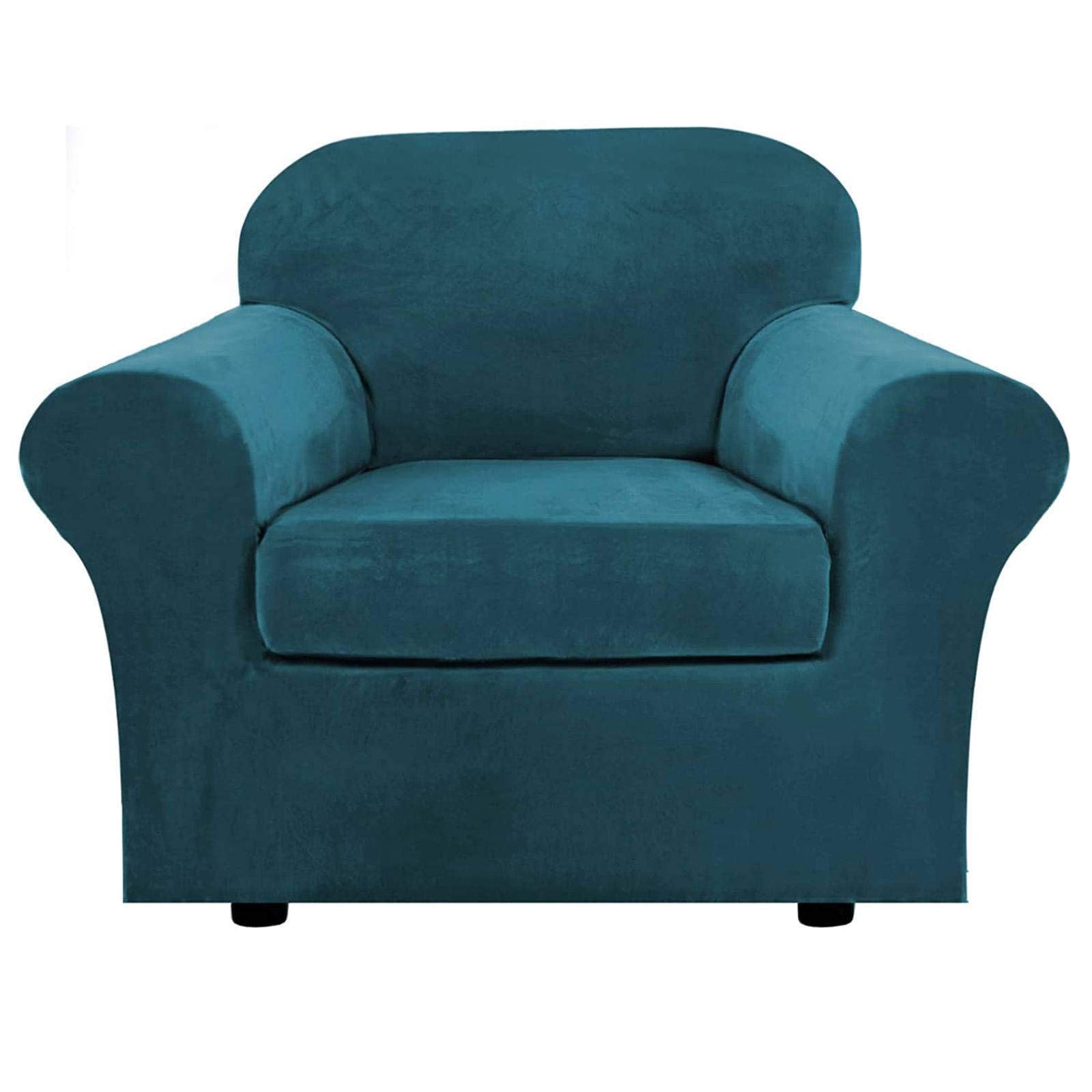 Housse de canapé extensible velours de qualité supérieure doux protecteur salon
