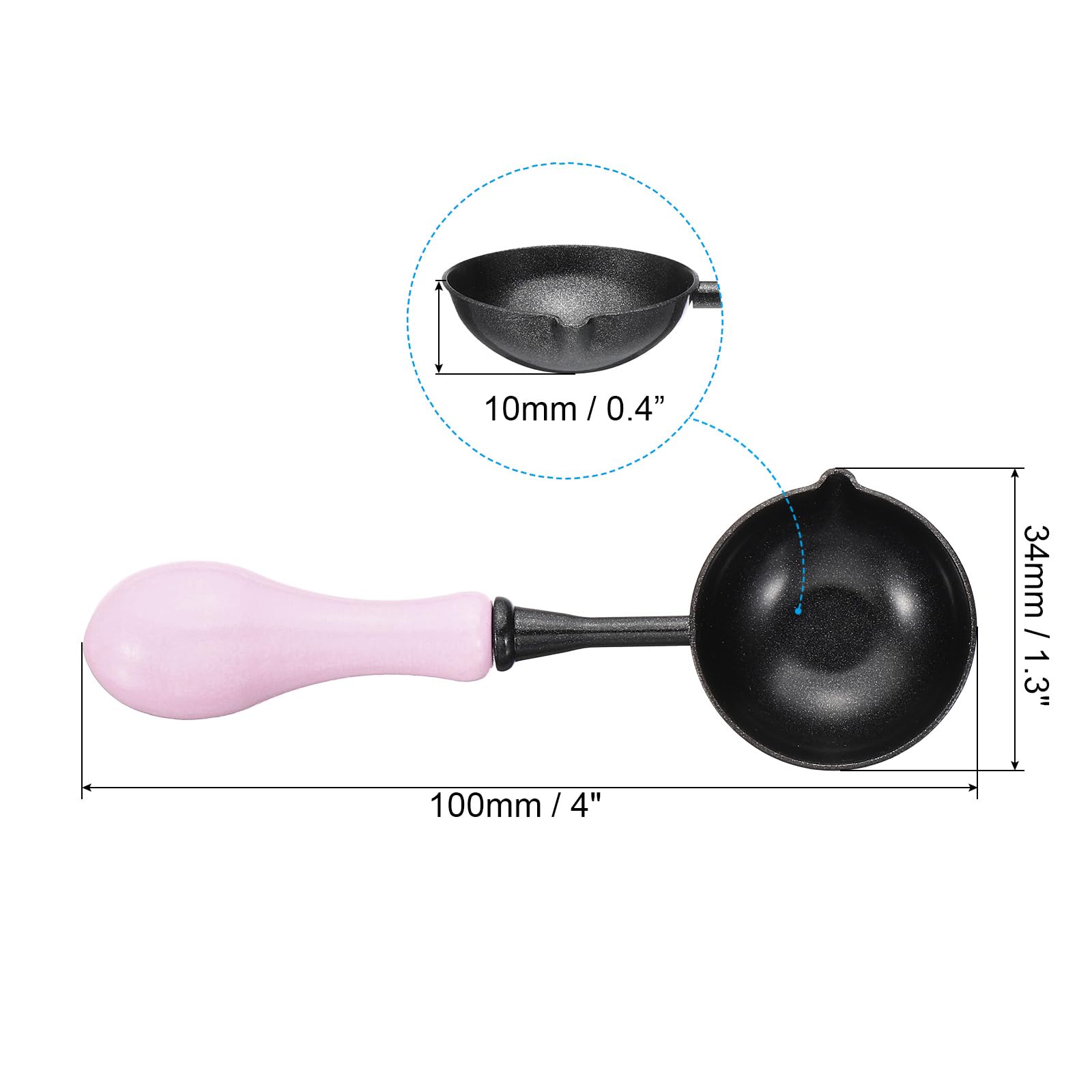 PATIKIL 4" Wax Seal Spoon - Image 2