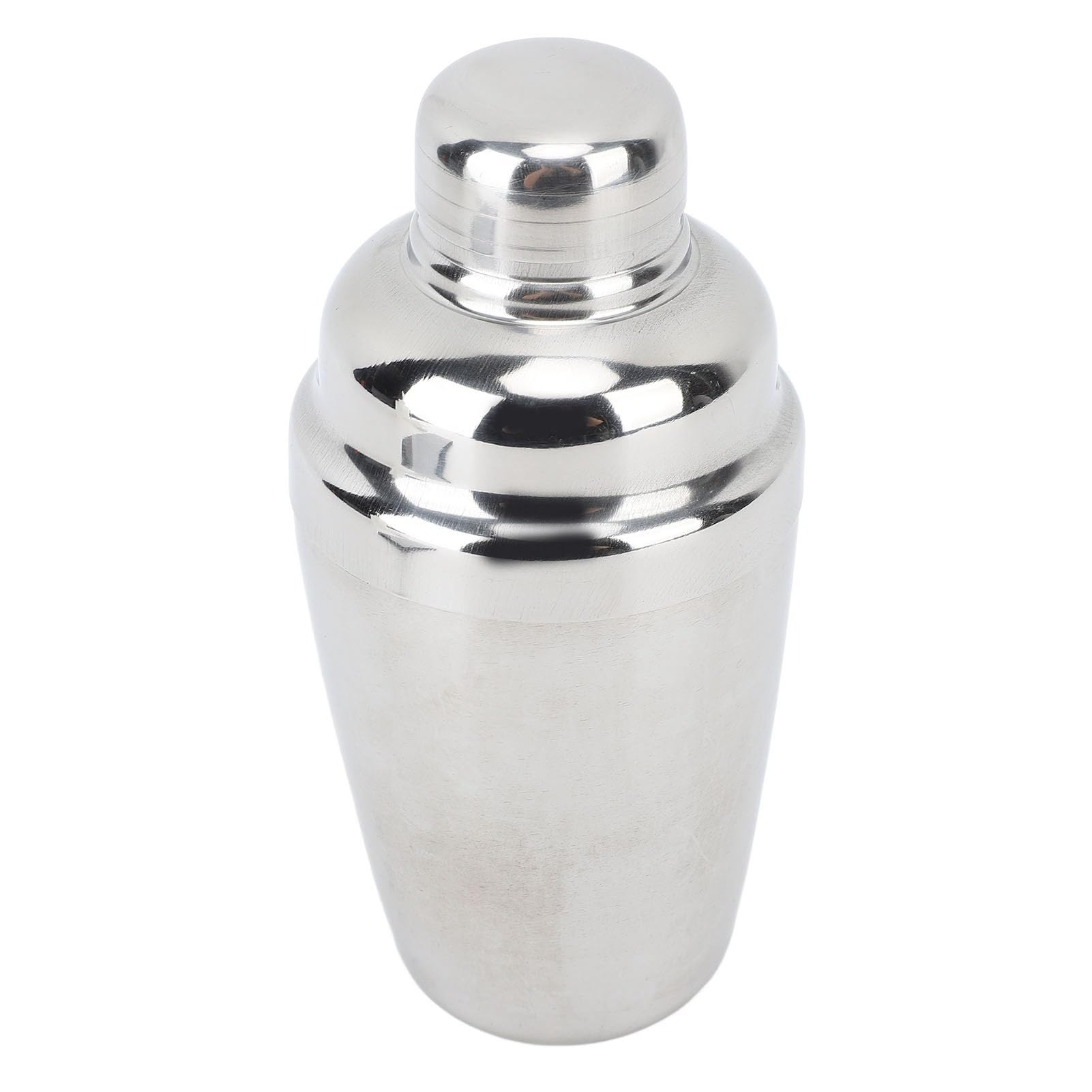lvifloae corrode Proof Cocktail Shaker Metal Shaker Bottle Muddler For Cocktails Cocktail Drink Bartender Mixer Bar For Bar Restaurant Home Use 304 Stainless Steel 3 Parts Set (550ML)