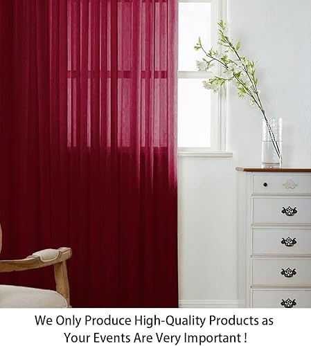 Miniatura 10 de ShinyBeauty Cortinas de gasa doradas, 2 paneles de 2.4 x 10 pies, cortinas de gasa transparente con bolsillo para barra, telón de fondo de fiesta