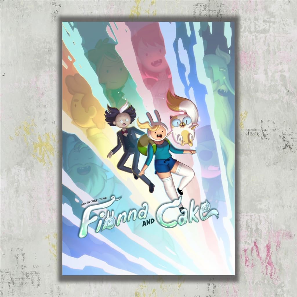 Fiona and Cake Poster, Animated TV Series Poster, Paper Canvas Art Print Picture, Office Bar Home Garage Unframed Wall Decor, Christmas Gift