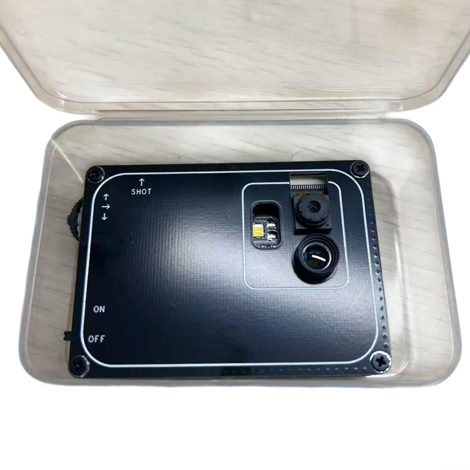 TICAM1 Wärmebildkamera Dual-Lens Mit 200MP Sichtkamera, 32X32 Infrarot, WiFi, 5 Farbpaletten, LED-Licht, Typ-C, -20 Bis 1000°C Messbereich, Für Wartung Und Fußbodenheizung, Schwarz