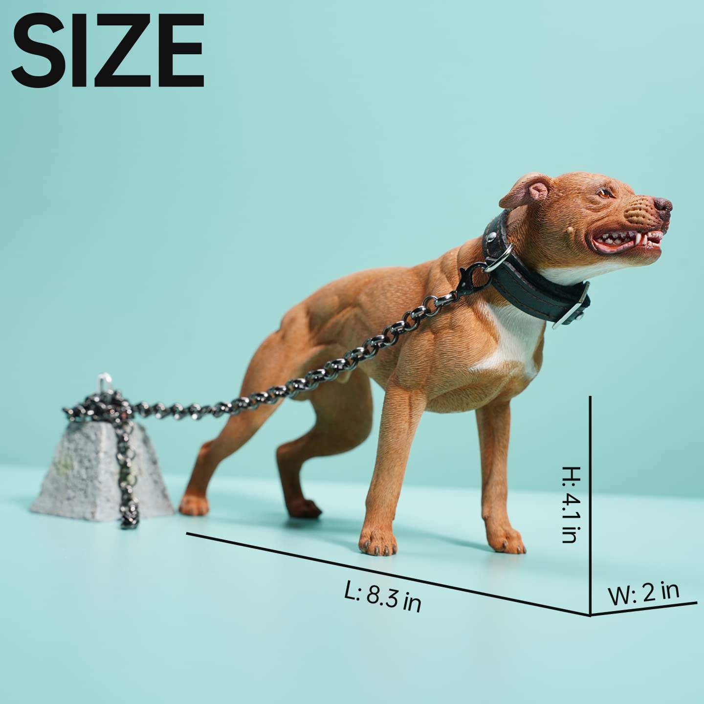 Amazon.com: JXK MMOS X American Pit Bull Terrier Dog Statue