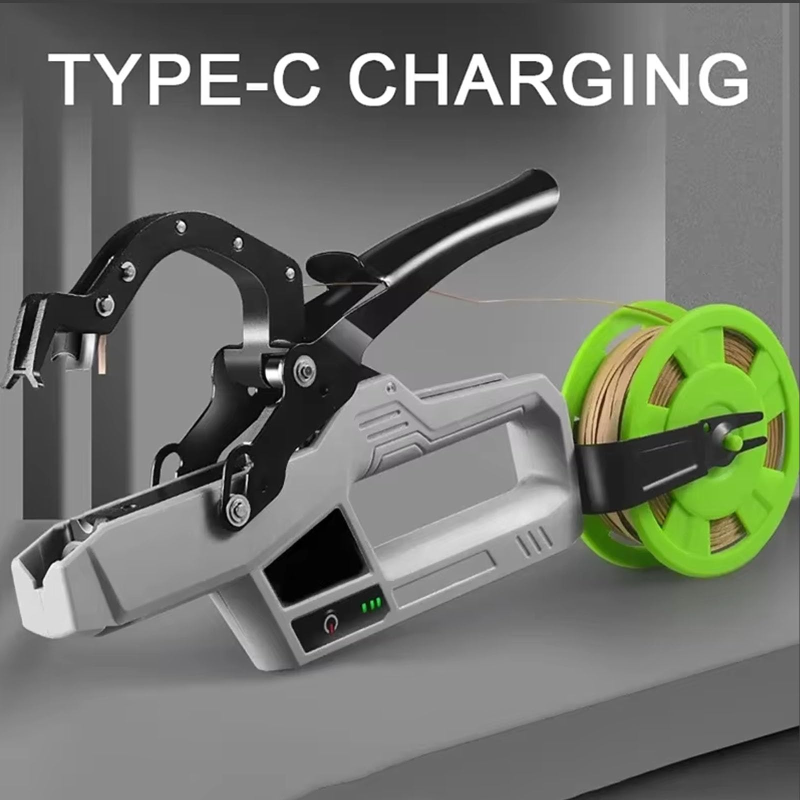 Máquina atadora de plantas, herramienta automática de atado de vides para uvas, tomates, pepinos, 6000 ramas, diámetro de encuadernación de 45 mm, herramienta de jardinería eficiente y fácil de usar