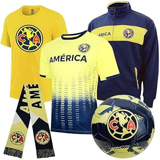 Pro League Ultimate Fan Pack – Officially Licensed 5-Piece Soccer Merch - Shirt, Jersey, Jacket, Scarf, Ball